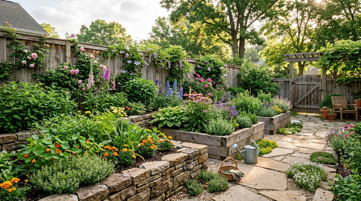 Decorative Raised Bed With Defined Shape